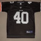 NFL Football Cleveland Browns Peyton Hillis #40 Jersey Large RBK Reebok OnField