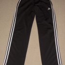 Womens Adidas 3 Stripes Stretch Loose Lounge Pants Small Black Athletic Fitness