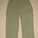Womens REI Convertible Cargo Pants Shorts UPF 50+ Large Green Hiking Outdoor