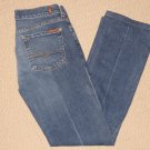 Womens 7 For All Mankind Low Rise Bootcut Jeans Sz: 29 Medium Wash Inseam "29