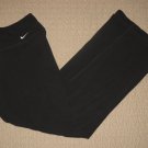 Womens Nike Dri-Fit Stretch Loose Long Flare Pants Small Black Yoga Athletic