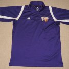 NCAA WIU Western Illinois University Leathernecks Polo Shirt Small Adidas Purple