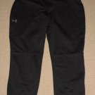 Womens Under Armour Softball Baseball Capri Pants Medium Black Strike Zone