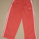 Womens Adidas 3 Stripes Stretch Sweats Cropped Capri Pants Small Pink Athletic