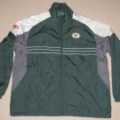 NFL Green Bay Packers Reebok Sports Illustrated Windbreaker Jacket Adult XLarge