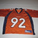 NFL Football VTG Denver Broncos Elvis Dumervil #92 Jersey XLarge Reebok On Field