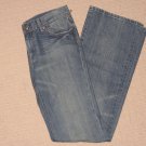 Womens 7 For All Mankind Flare Jeans Demin Sz 29 Distressed Medium Wash NWT