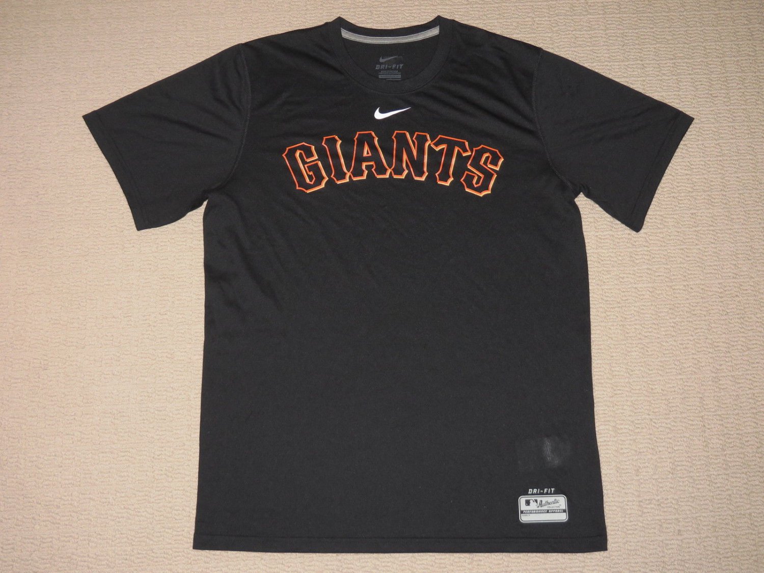 MLB Baseball San Francisco Gaints Nike Dri-Fit Shirt Medium Authentic Collection
