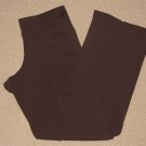 Womens Adidas Climalite Stretch Loose Pants M Medium Brown Running Fitness Yoga