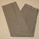 Mens Banana Republic Modern Fit Dress Pants Sz: 36 x 30 Brown Plaid 100% Cotton