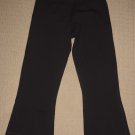 Womens Lululemon Crop Slit Capri Drawstring Pants Sz: 8 Black Yoga Activewear