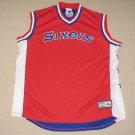 NBA Philadelphia Sixers 76ers Sewn Jersey XXXL 3XL Majestic Hardwood Classics