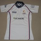 Old Dunstonian RFC KooGa Rugby Jersey Polo Shirt Sz: 38 United Kingdom White