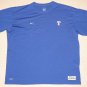 MLB Baseball Texas Rangers Nike Fit Dry SS Shirt Large Blue Authentic Collection