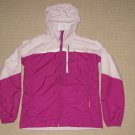 Girls Columbia Windbreaker Rain Waterproof Lightweight Hooded Jacket 14/16 Pink