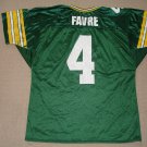 NFL Vintage Football Green Bay Packers Brett Favre #4 Jersey XL Wilson Green