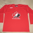 Vintage Canada IIHF Hockey Team Practice Jersey Adult Large Bauer Red