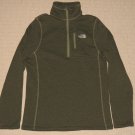 Mens The North Face Gordon Lyons 1/4 Zip Fleece Pullover Sweater Small Olive