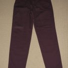 Womens Lee Stretch Slim Ft Jeans Sz: 14 Medium Inseam "31.5 Burgundy NEW NWT