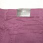 Womens Lee Stretch Slim Ft Jeans Sz: 14 Medium Inseam "31.5 Burgundy NEW NWT