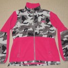 Womens The North Face Full Zip Denali Fleece Jacket Large Pink Camo Camouflage