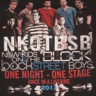 New Kids On The Block Backstreet Boys Once In A Lifetime Tour 2011 Shirt Medium