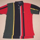 Vintage 90s Nautica Striped Polo Shirt XL Sail Sailing Gear Hip Hop Competition