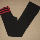 Womens PINK by Victoria's Secret Flare Lounge Stretch Pants XS Extra Small Black
