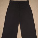 Womens Lululemon Stretch Crop Capri Drawstring Pants Sz: 8 Black Yoga Activewear