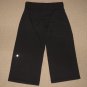 Womens Lululemon Stretch Crop Capri Drawstring Pants Sz: 8 Black Yoga Activewear