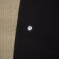 Womens Lululemon Stretch Crop Capri Drawstring Pants Sz: 8 Black Yoga Activewear