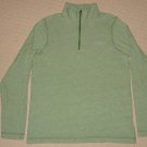 Mens Columbia 1/4 Zip Long Sleeve Pullover Sweatshirt Small Green Cotton Blend