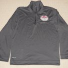 Mens Nike Dri-Fit Rochester Mills Beer Co. 1/4 Zip Pullover Jacket M Medium Gray
