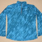 Girls Nike Dri-Fit Element Running 1/4 Zip Long Sleeve Shirt Pullover XL Blue