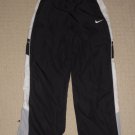 Boys Nike Nylon Track Windbreaker Zip Leg Pants Youth Large Black 2 Pockets