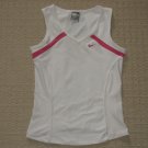 Womens Nike FIT-DRY Sleeveless Tank Top XS Extra Small 0-2 White Athletic Yoga
