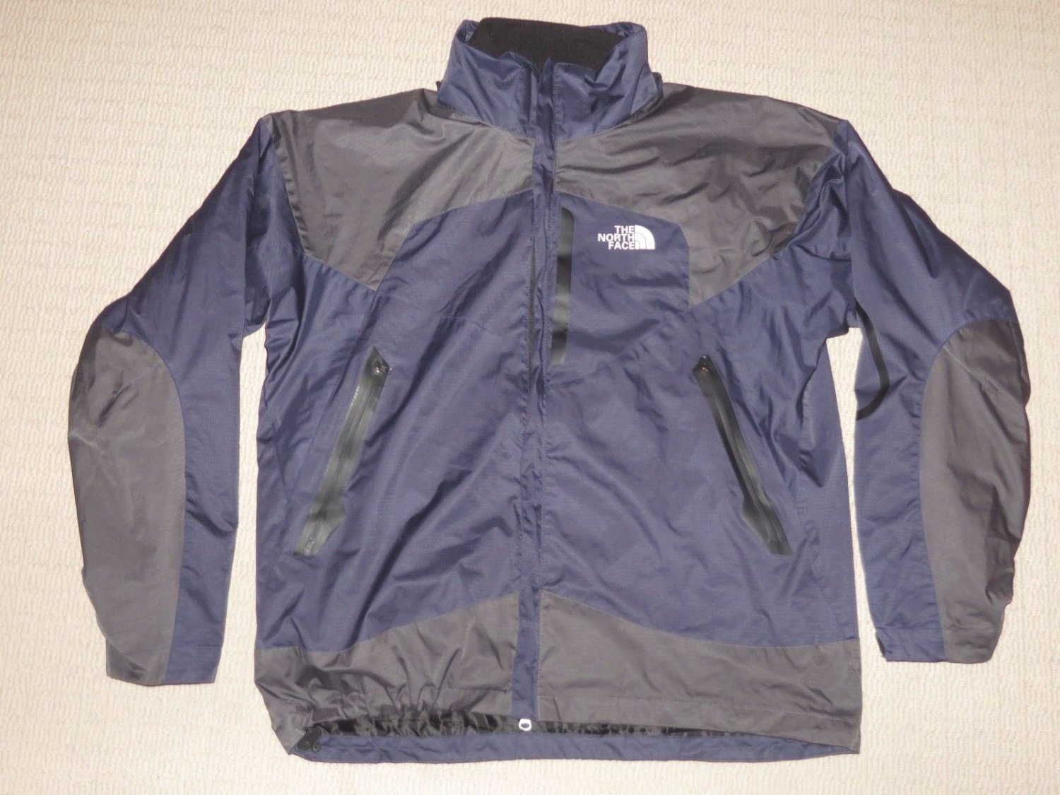Mens The North Face Summit Series Fleece Lining 2 in1 Jacket Medium Blue Black
