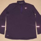 Mens Nike Element Dri-Fit Running 1/4 Zip Long Sleeve Shirt Pullover XL Purple