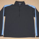 Mens Nike Golf Fit Therma 1/4 Zipper Long Sleeve Pullover Sweatshirt Medium Blue