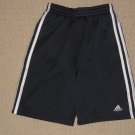Womens Adidas Running Athletic Fitness Training Shorts S Small Blue 3 Stripes