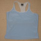 Womens Nike Dri-Fit Shelf Bra Racerback Tank Top Athletic Yoga XL 16-18 Blue