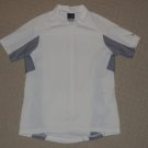 Womens Nike Sphere Dry Cycling Biking Zipper Jersey White Small 4-6 Back Pocket