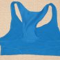 Womens Nike Compression Stretch Racerback Sports Bra Medium 8-10 Blue Athletic