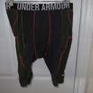 Mens Under Armour MPZ2 Football Padded Compression Shorts Girdle XLarge Olive