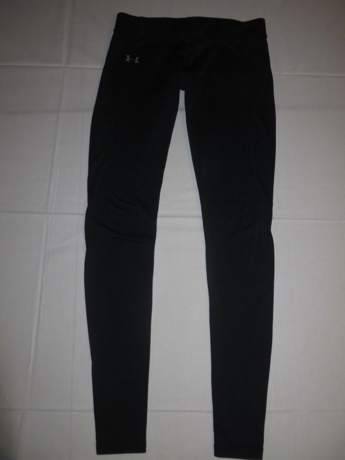 Womens Under Armour ColdGear Fitted Compression Leggings Pants MD Medium Black