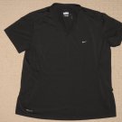 Womens Nike Fit Dry Athletic Short Sleeve SS Shirt Top Blouse Medium 8-10 Black