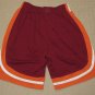 NCAA Virginia Tech VT Hokies Adidas Basketball Shorts Medium Maroon Orange