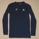 NCAA Adidas Climalite Notre Dame Fighting Irish Compression LS Shirt Large Blue
