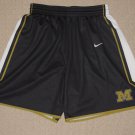 NCAA University of Michigan Wolverines Nike Basketball Shorts Adult Large Black