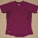 Womens Nike Fit Dry Short Sleeve SS Shirt Top Small 4-6 Purple Athletic Yoga